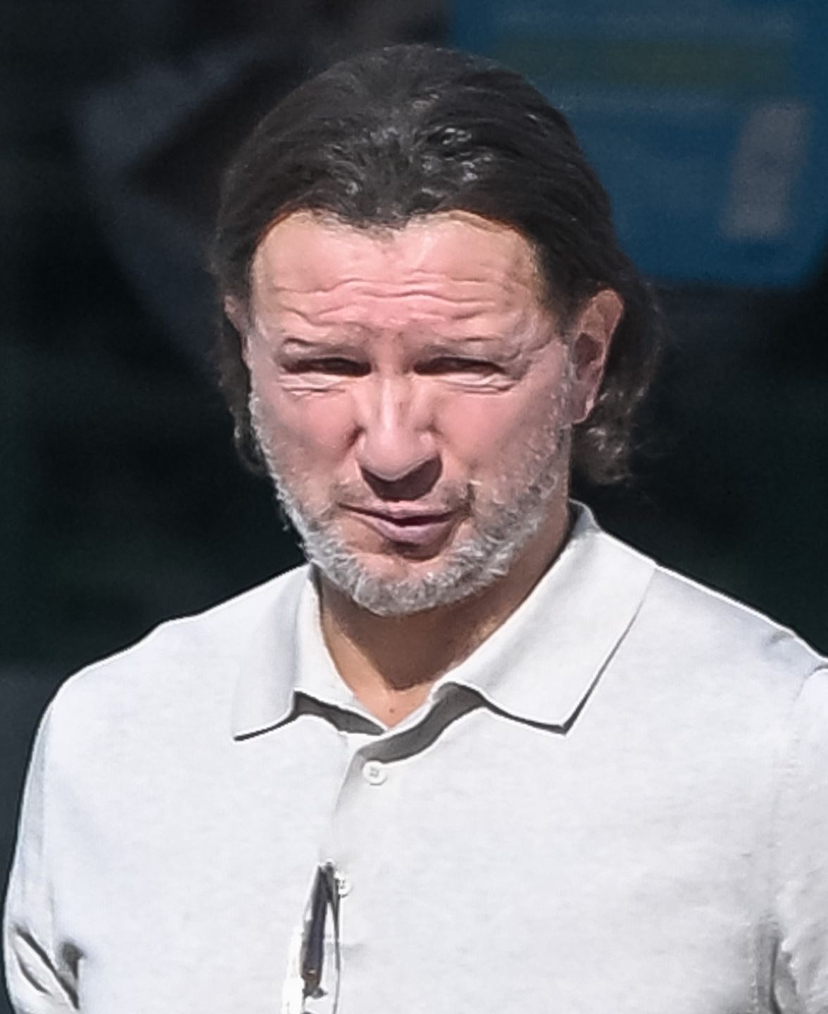 Radosław Majdan na zakupach z synem