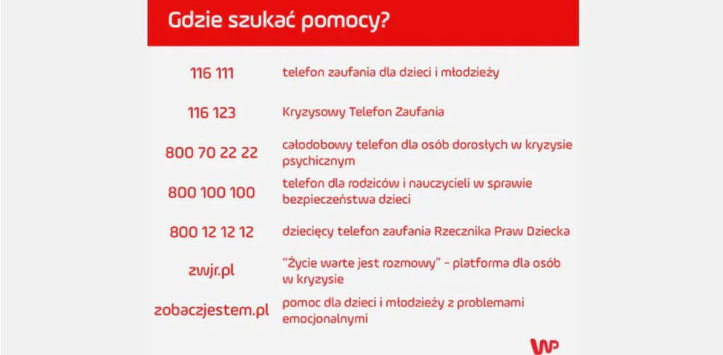 Gdzie szukać pomocy