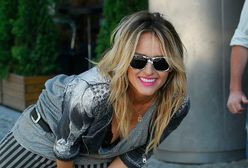 Dziwne zachowanie Markowskiej przed budynkiem TVN