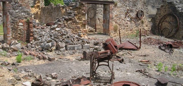 Ruiny Oradour sur Glane, stan obecny 