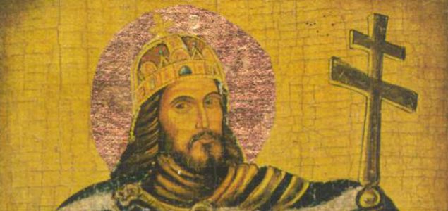 Stefan I Święty, fragment średniowiecznego malowidła 