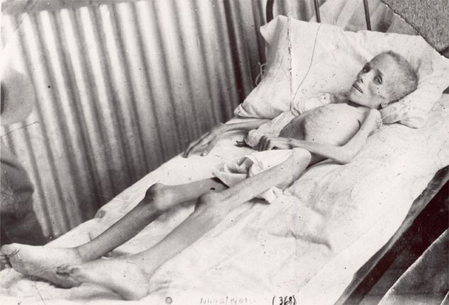 Lizzie van Zyl w obozie koncentracyjnym Bloemfontein 