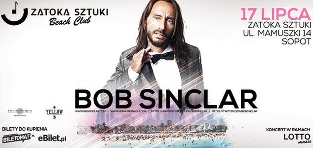 Bob Sinclar, Ron Carroll i Bednarek w Sopocie