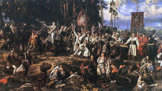Obraz Jana Matejki z 1888 r. "Kościuszko pod Racławicami"