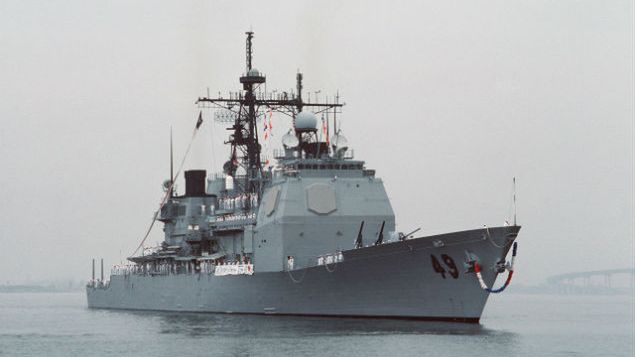 USS "Vincennes" w 1988 roku
