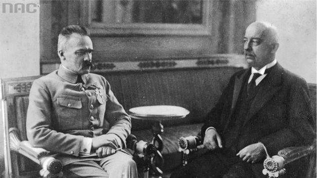 Józef Piłsudski i Gabriel Narutowicz