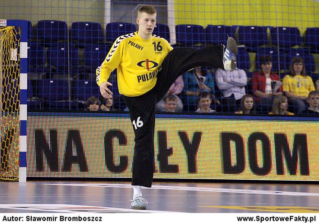 Piotr Wyszomirski podczas turnieju o Puchar Polski