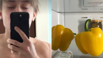 Katarzyna Zillmann pozuje TOPLESS i chwali się przy okazji, co zrobiła z paprykami z lodówki. Pomysłowo? (FOTO)