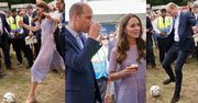 Kate Middleton i książę William grają w piłkę nożną i popijają piwo na torze wyścigowym (ZDJĘCIA)