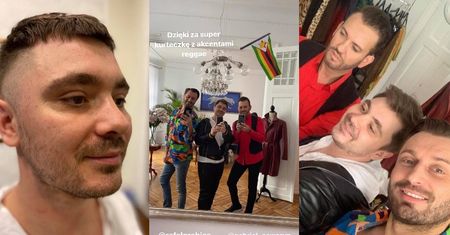 "Trendsetter" Daniel Martyniuk odwiedził atelier byłych "Królowych życia": "Dzięki za super kurteczkę z AKCENTAMI REGGAE" (ZDJĘCIA)