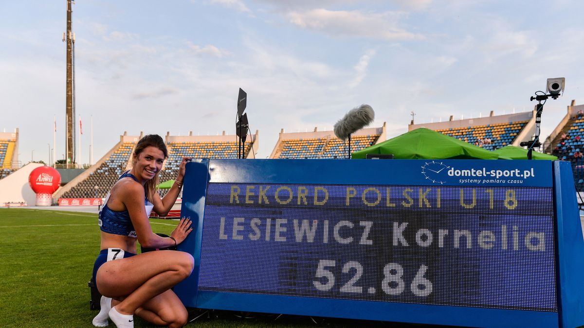 Kornelia Lesiewicz pobiła rekord Polski juniorek