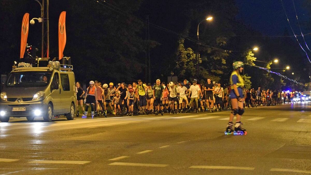Nightskating Lublin