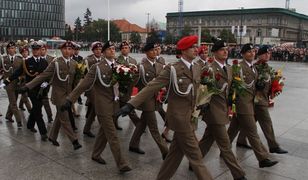 Obchody 70. rocznicy zakończenia II wojny światowej na placu Piłsudskiego
