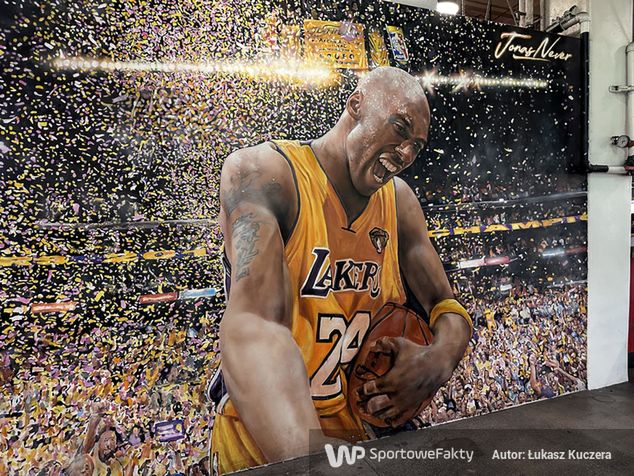 Mural poświęcony Bryantowi w jednej z hal targowych w LA
