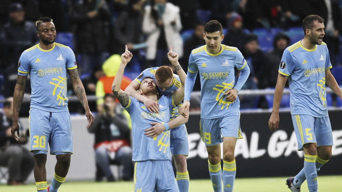 East News / AP Photo/Alexei Filippov / Na zdjęciu: piłkarze FK Astana