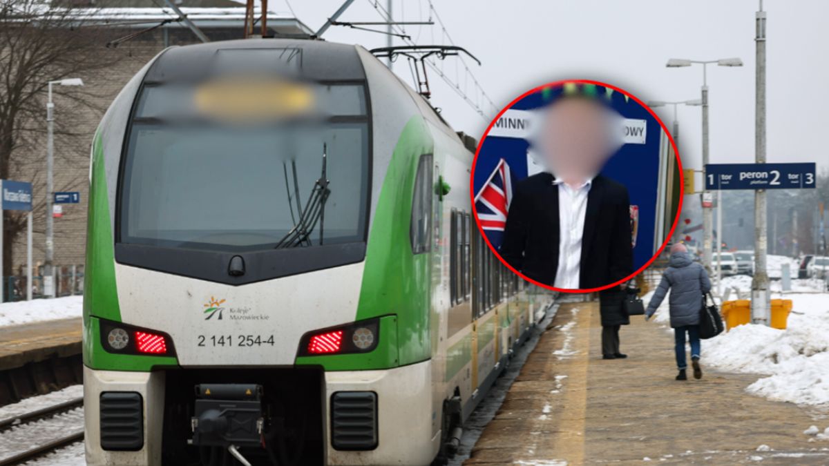 Dominik wpadł pod koła pociągu.