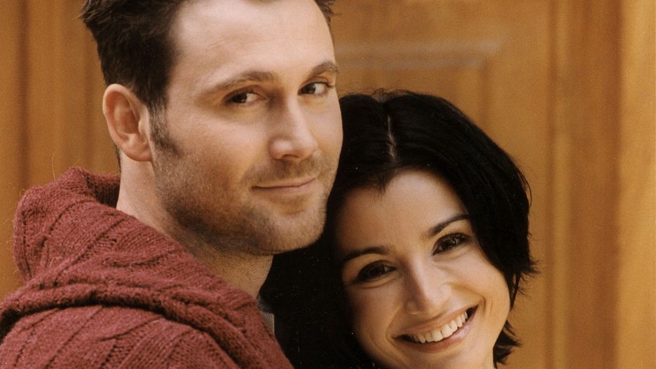 Bartek Świderski i Joanna Brodzik na wspólnym zdjęciu z 1999 r.