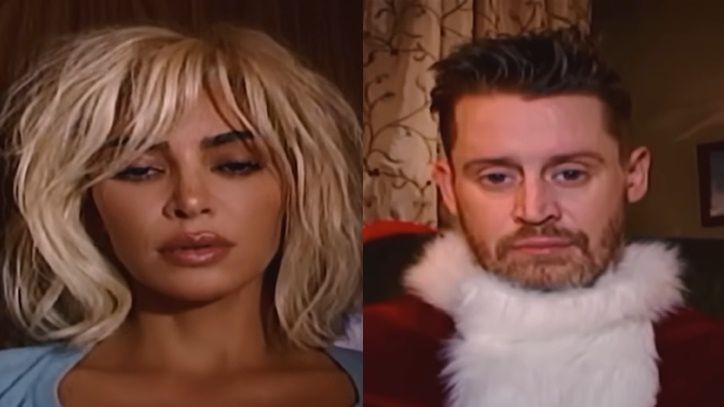 Kim Kardashian szokuje świątecznym teledyskiem