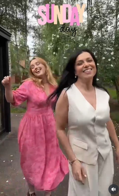 Katarzyna Pakosińska z córką