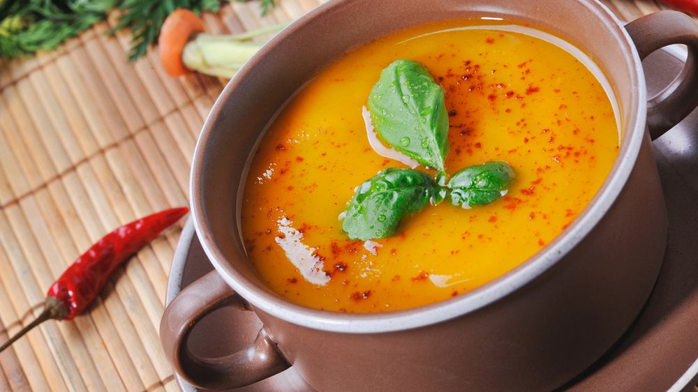 Zupa pomidorowa przygotowana z dodatkiem mleka o niskiej zawartości tłuszczu (2%) 1:1