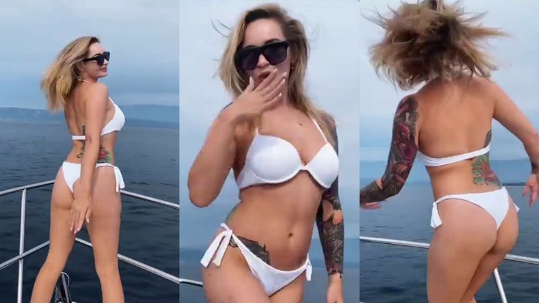 Ewelina Lisowska w Chorwacji