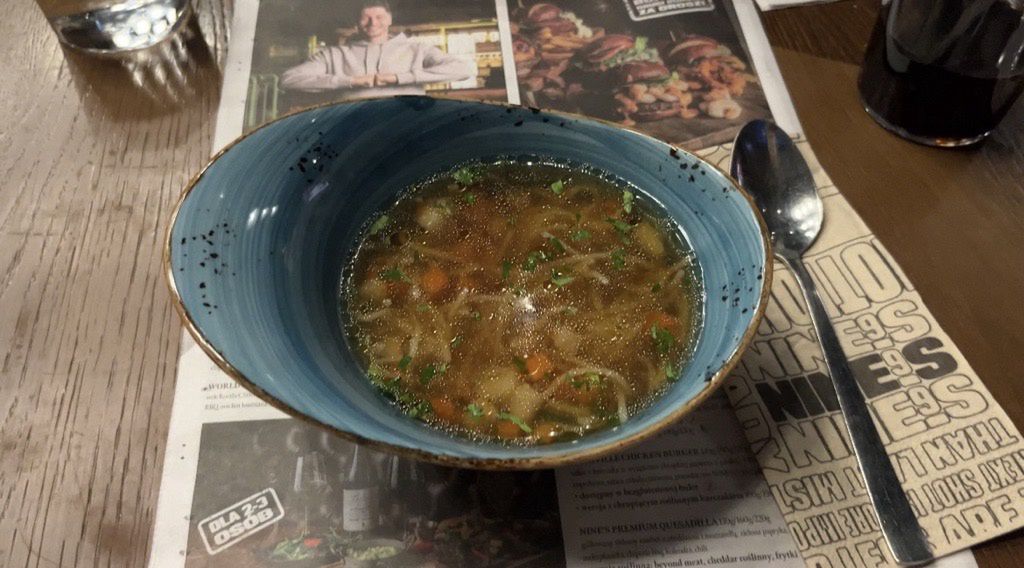 Rosół z restauracji Lewandowskiego