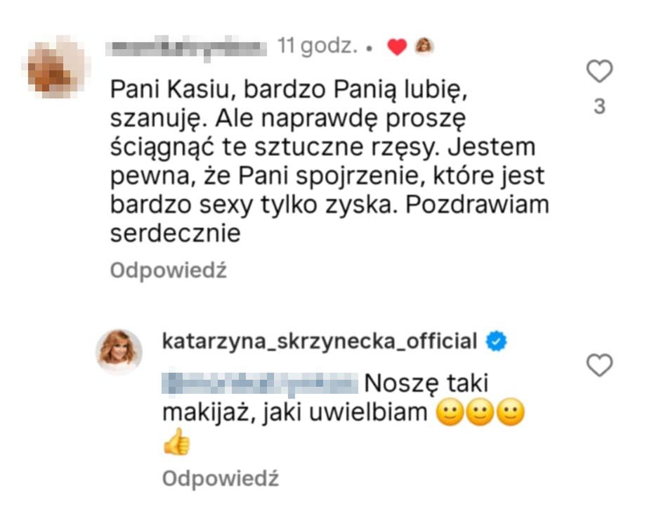 Katarzyna Skrzynecka na Instagramie