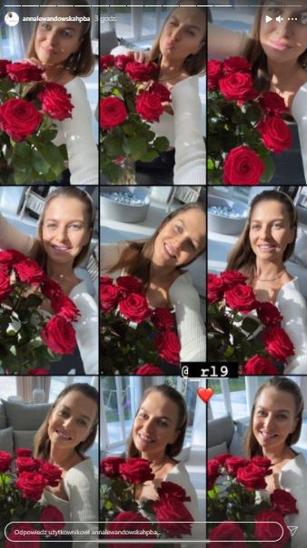 Kwiaty od Roberta Lewandowskiego