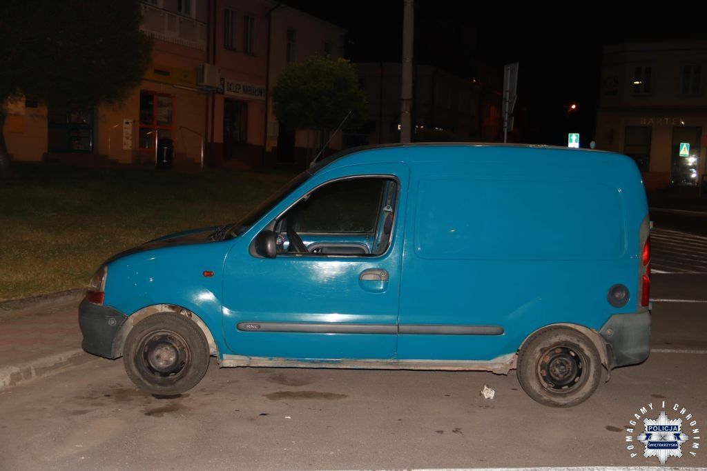 Zatrzymany pojazd