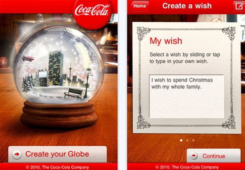 Coca-Cola Christmas Snow Globes