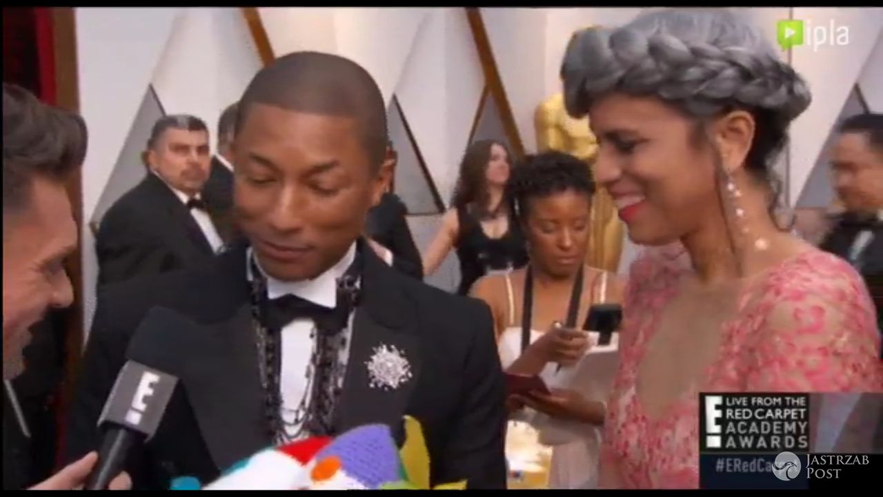 Pharrell Williams z żoną na Oscarach 2017