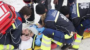 Makabryczny wypadek na MŚ. Narciarz wył z bólu, miał problemy z oddychaniem