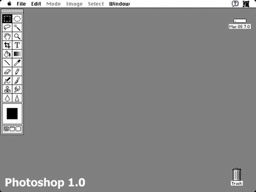 Photoshop 1.0 (fot. www.hongkiat.com/blog)