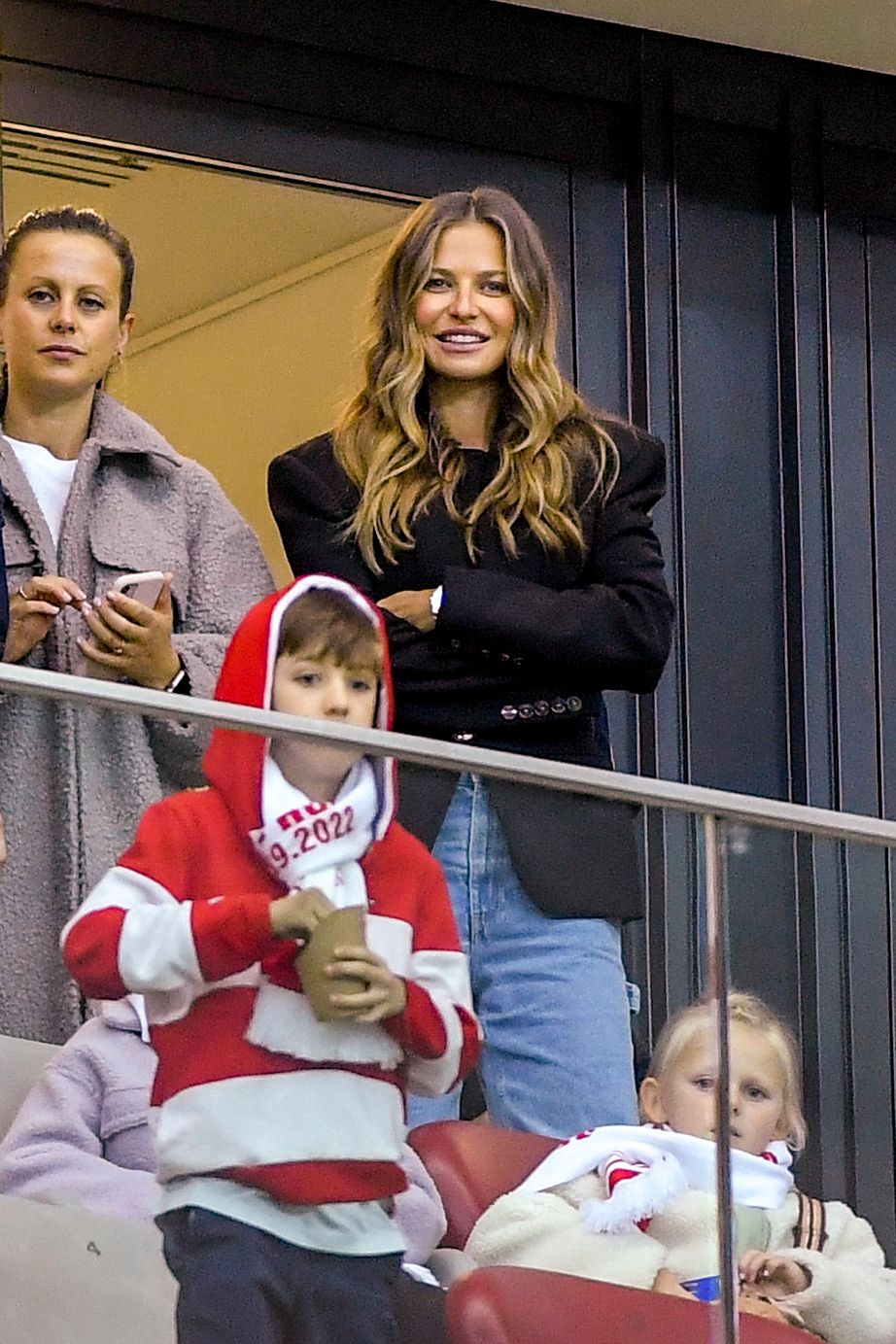 Anna Lewandowska – mecz Polska-Holandia