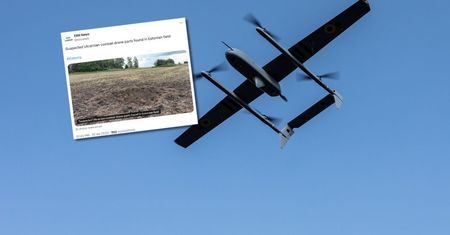 Ukraiński dron leciał do Rosji. Runął na pole w Estonii