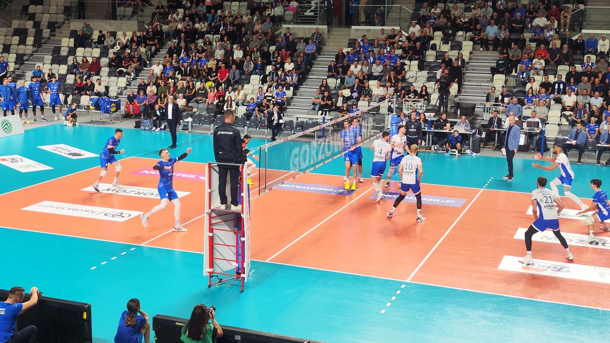 WP SportoweFakty / Marcin Malinowski / Na zdjęciu: siatkarze podczas meczu Cuprum Stilon Gorzów - Ślepsk Malow Suwałki