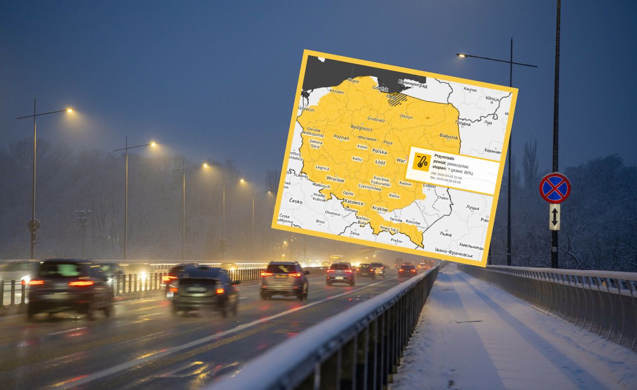 IMGW wydał ostrzeżenia. Przymrozki i śnieg na południu