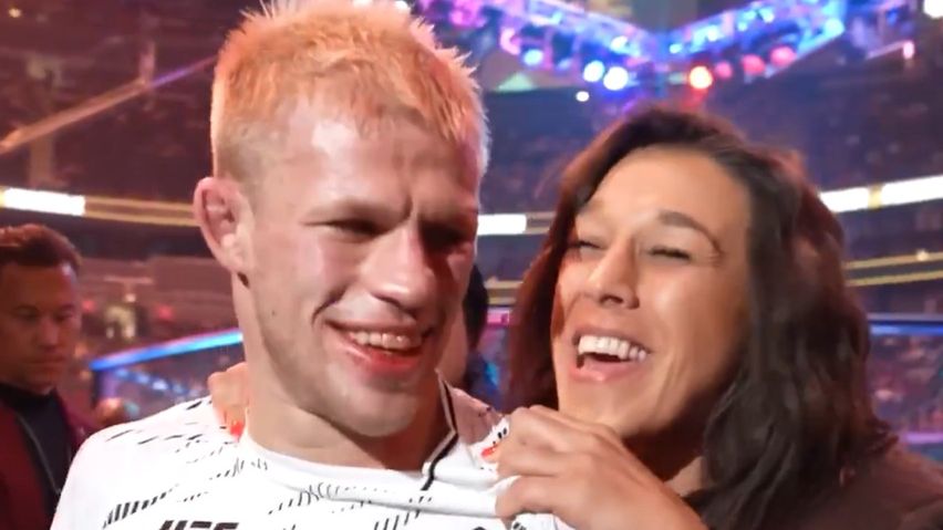 Twitter / Jakub Wikłacz i Joanna Jędrzejczyk na UFC 320