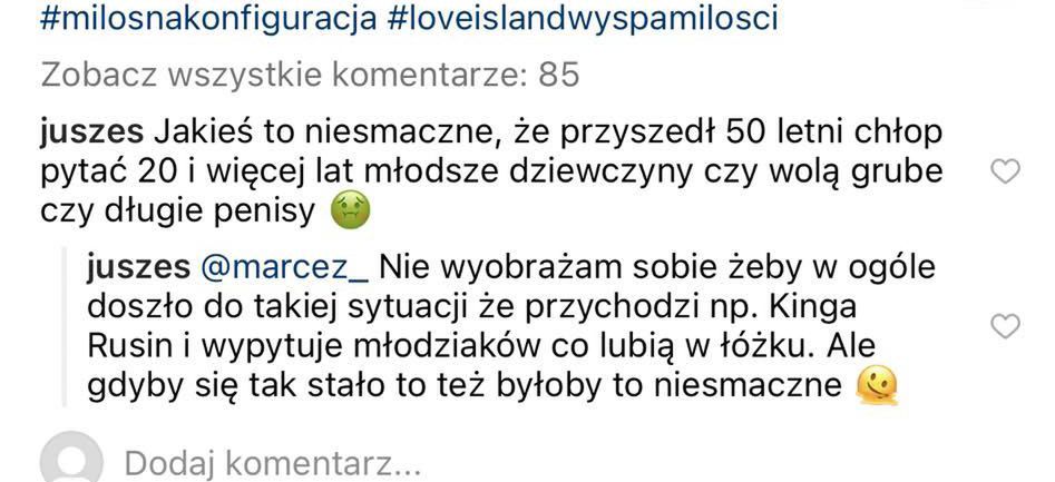 Gwiazda "Big Brothera" oburzona występem Michała Figurskiego w "Love Island"