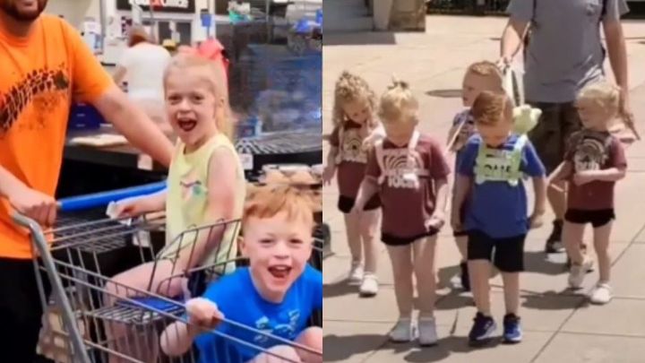 Hejt na tatę pięcioraczków. Pokazał, jak wyprowadza je na spacer