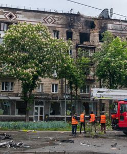 Tragiczne skutki rosyjskiego ataku w Kijowie. Trzech ratowników zginęło