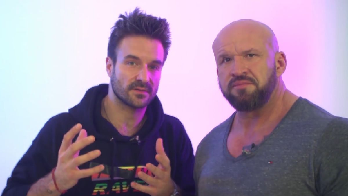 Aktorzy znani z filmów akcji spotkali się na planie, żeby powiedzieć o ważnej akcji