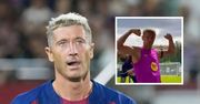 36-letni Lewandowski chwali się bicepsami na treningu w Seulu. "Terminator"