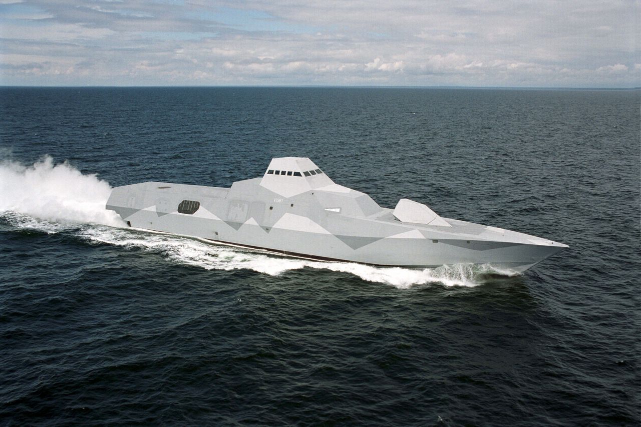 Visby: pierwszy niewykrywalny dla radarów okręt wojenny