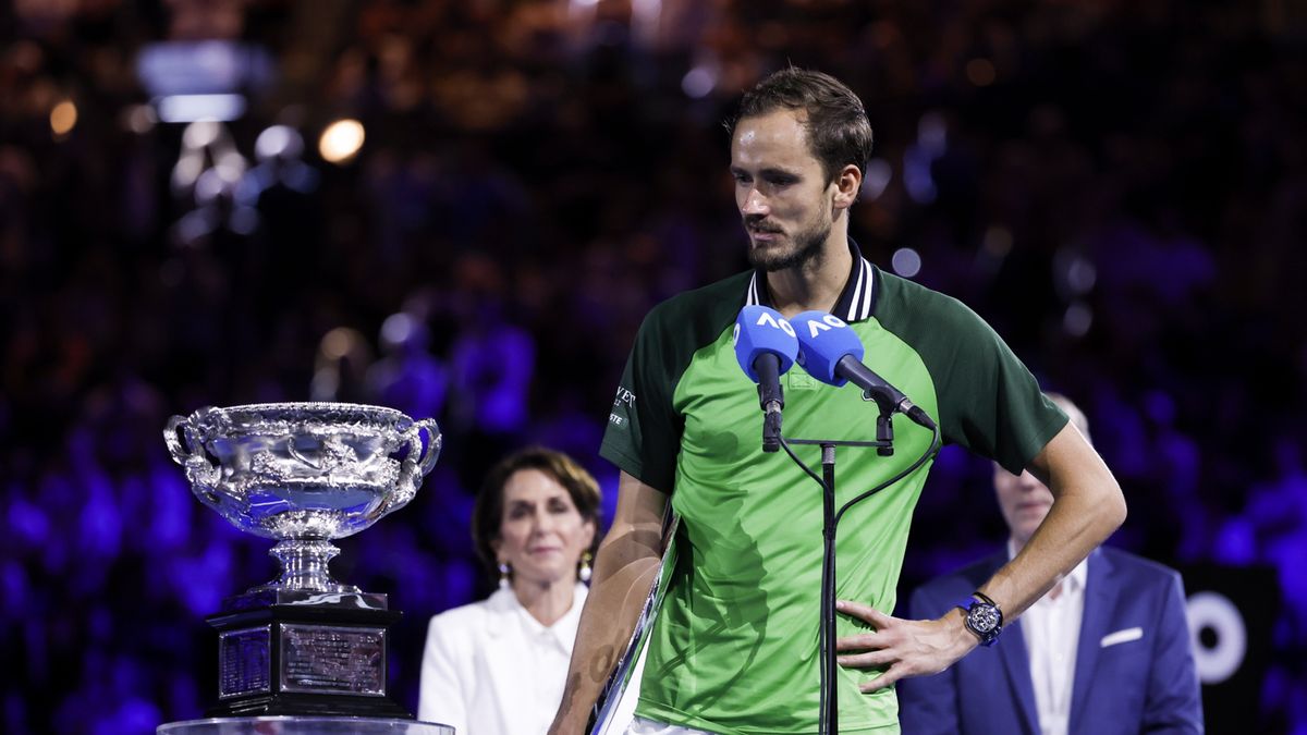 Danił Miedwiediew, finalista Australian Open 2024