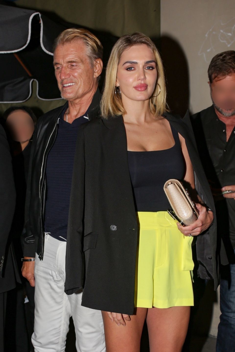 Dolph Lundgren opuszcza restaurację z młodszą o 39 lat żoną