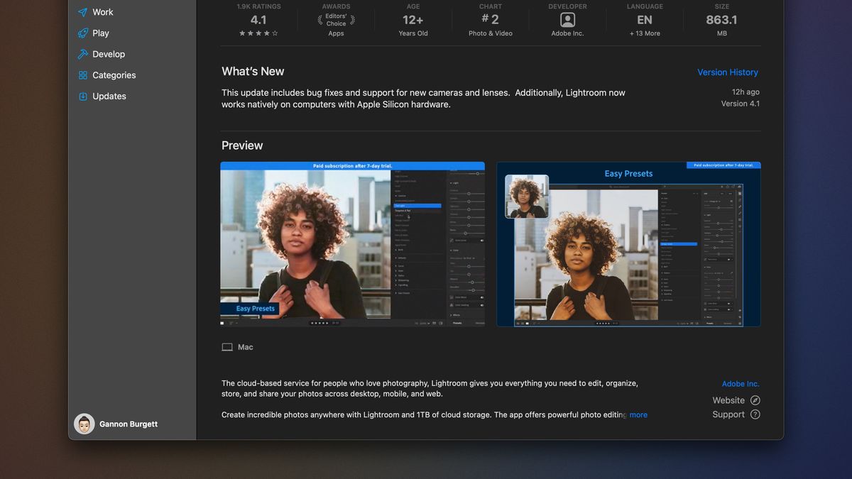 Adobe Lightroom otrzyma wsparcie technologii Apple M1 i Windows Arm 1