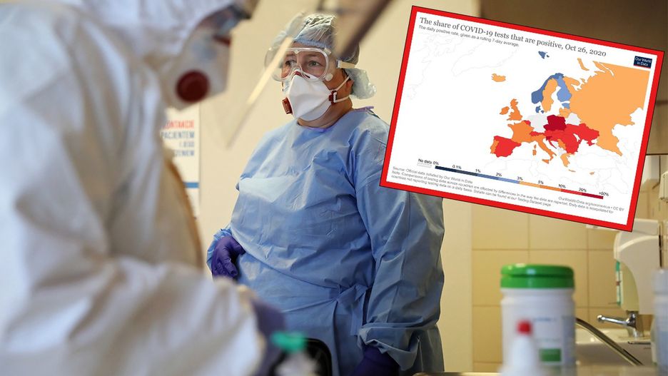 Koronawirus. Polska liderem statystyki. Już co piąty testowany pacjent ma COVID-19