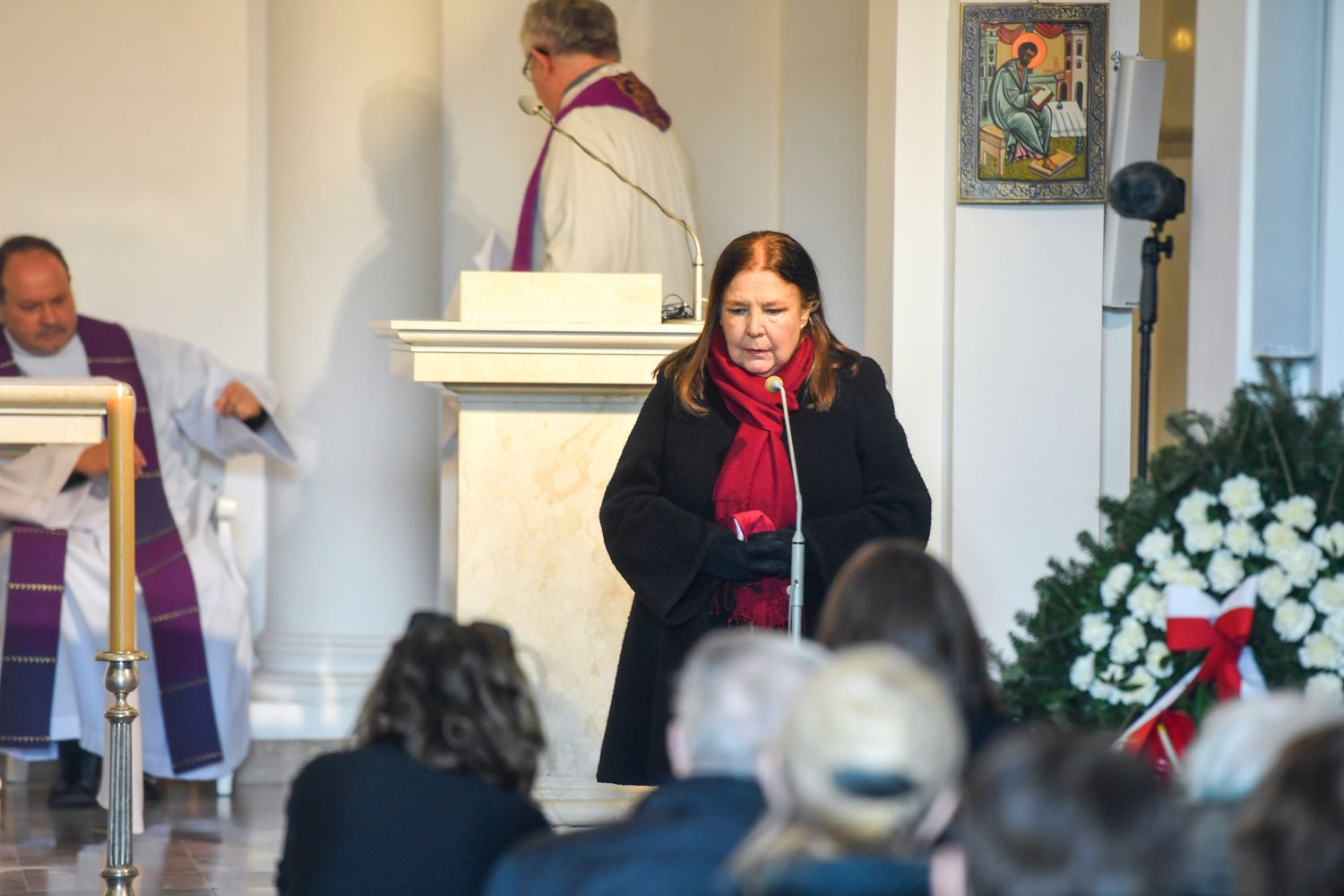 Pogrzeb Krzysztofa Kowalewskiego - Marta Lipińska