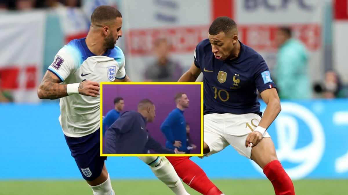 Zdjęcie okładkowe artykułu: PAP/EPA / Tolga Bozoglu/twitter.com/sportbible / Kylian Mbappe i Kyle Walker